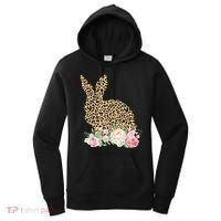 Leopard Floral Bunny Women's Hoodie thumb 0