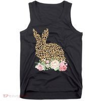 Leopard Floral Bunny Tank Top thumb 0
