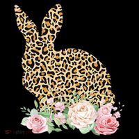 Leopard Floral Bunny Tank Top thumb 6
