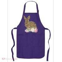 Leopard Floral Bunny Apron thumb 0