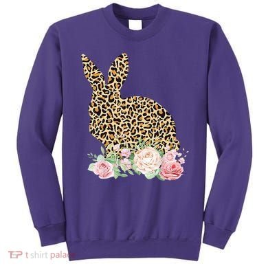 Leopard Floral Bunny Sweatshirt