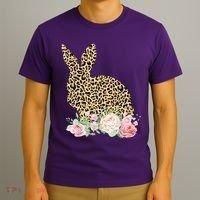Leopard Floral Bunny T-Shirt thumb 3