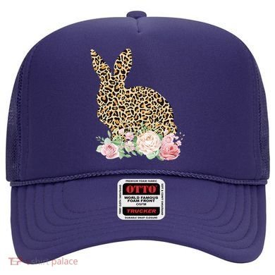 Leopard Floral Bunny Hat