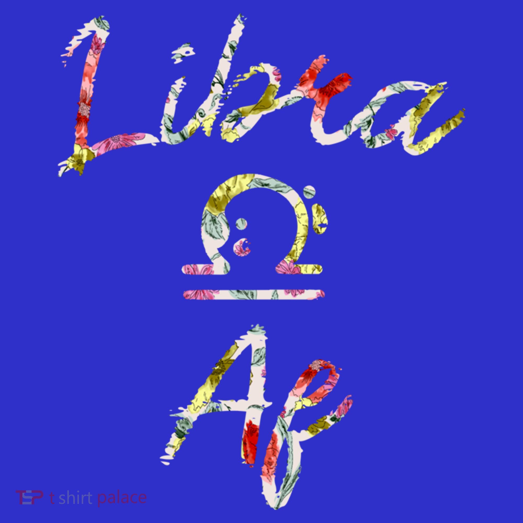 Libra Floral Born In September October Birthday Gift Libra Gift Visor