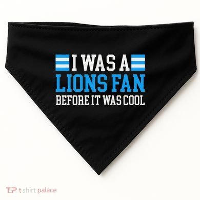 Lions Fan Before It Was Cool Lions USA-Made Doggie Bandana