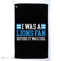 Lions Fan Before It Was Cool Lions Golf Towel thumb 0