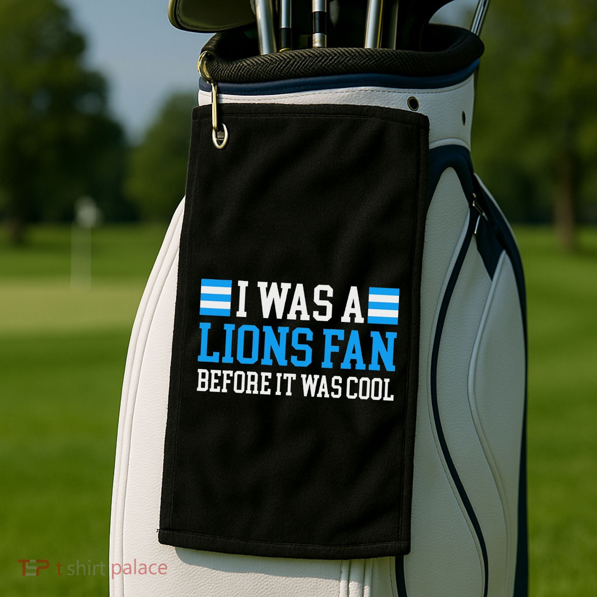 Lions Fan Before It Was Cool Lions Golf Towel