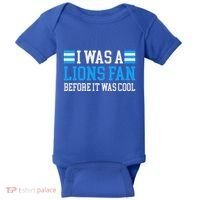 Lions Fan Before It Was Cool Lions Baby Bodysuit thumb 0