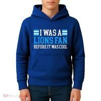 Lions Fan Before It Was Cool Lions Kids Hoodie thumb 4