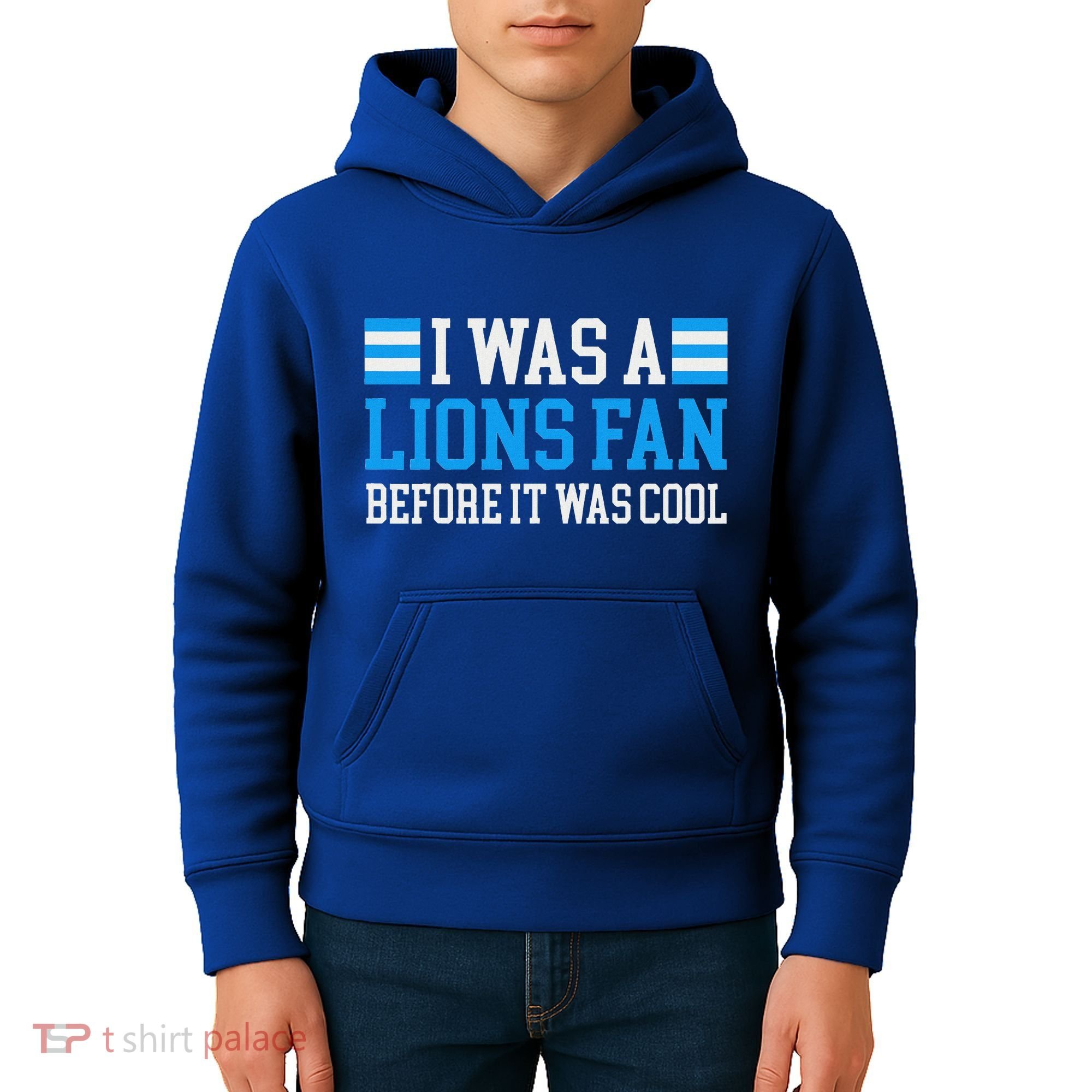 Lions Fan Before It Was Cool Lions Kids Hoodie