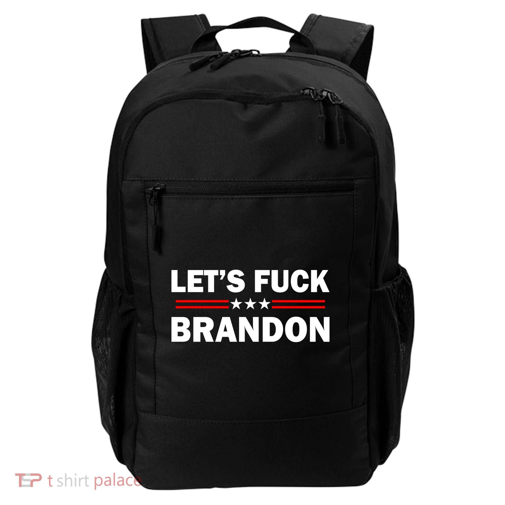 Let's Fuck Brandon Trump Rally Backpack