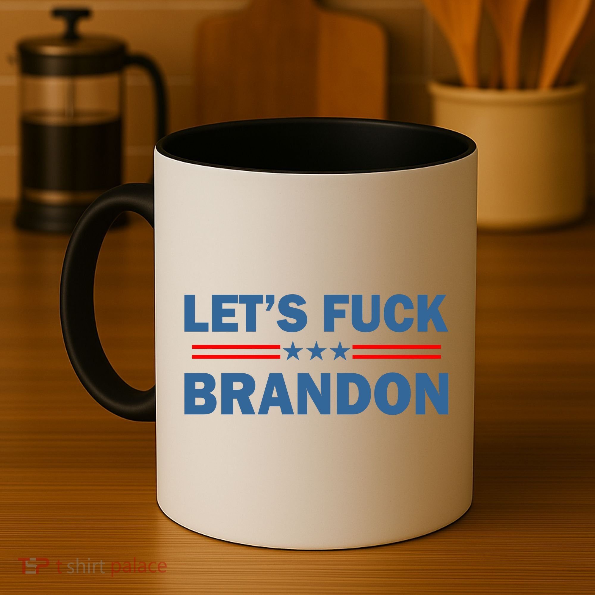 Let's Fuck Brandon Trump Rally Coffee Mug
