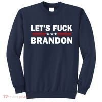 Let's Fuck Brandon Trump Rally Sweatshirt thumb 0