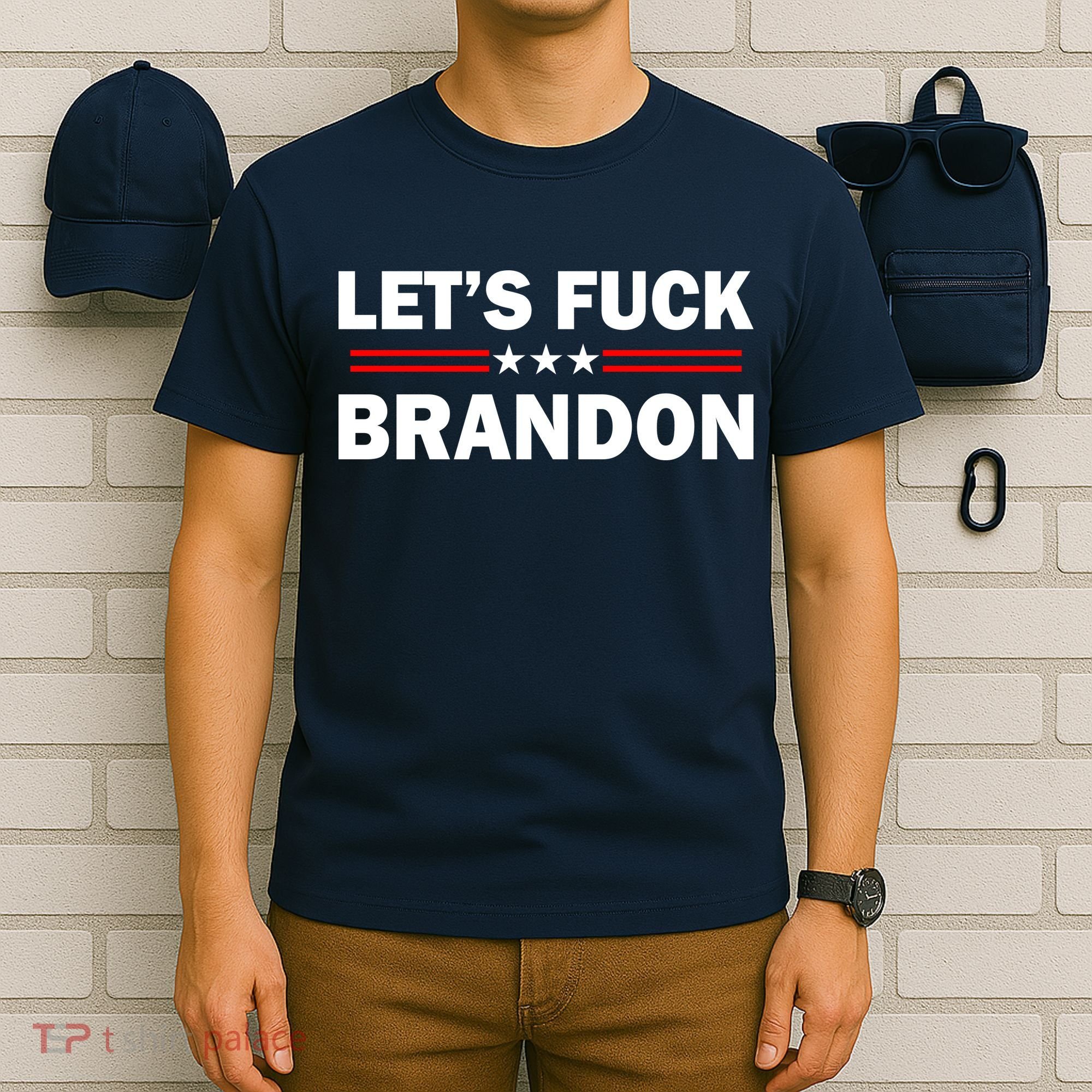 Let's Fuck Brandon Trump Rally T-Shirt
