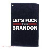 Let's Fuck Brandon Trump Rally Golf Towel thumb 0