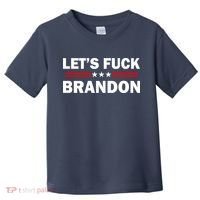Let's Fuck Brandon Trump Rally Toddler T-Shirt thumb 0
