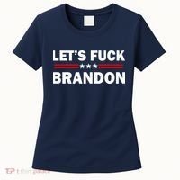 Let's Fuck Brandon Trump Rally Women's T-Shirt thumb 0