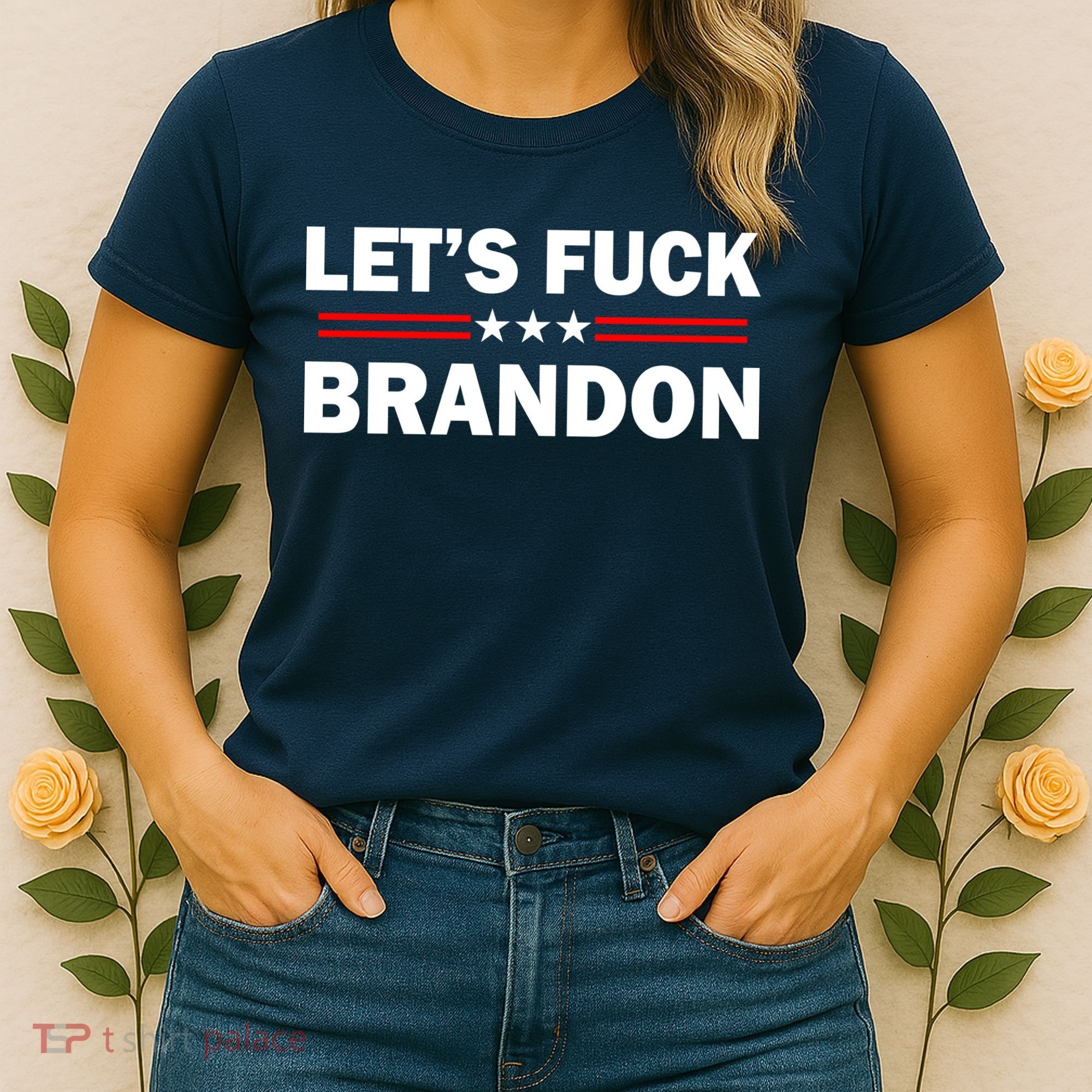 Let's Fuck Brandon Trump Rally Women's T-Shirt