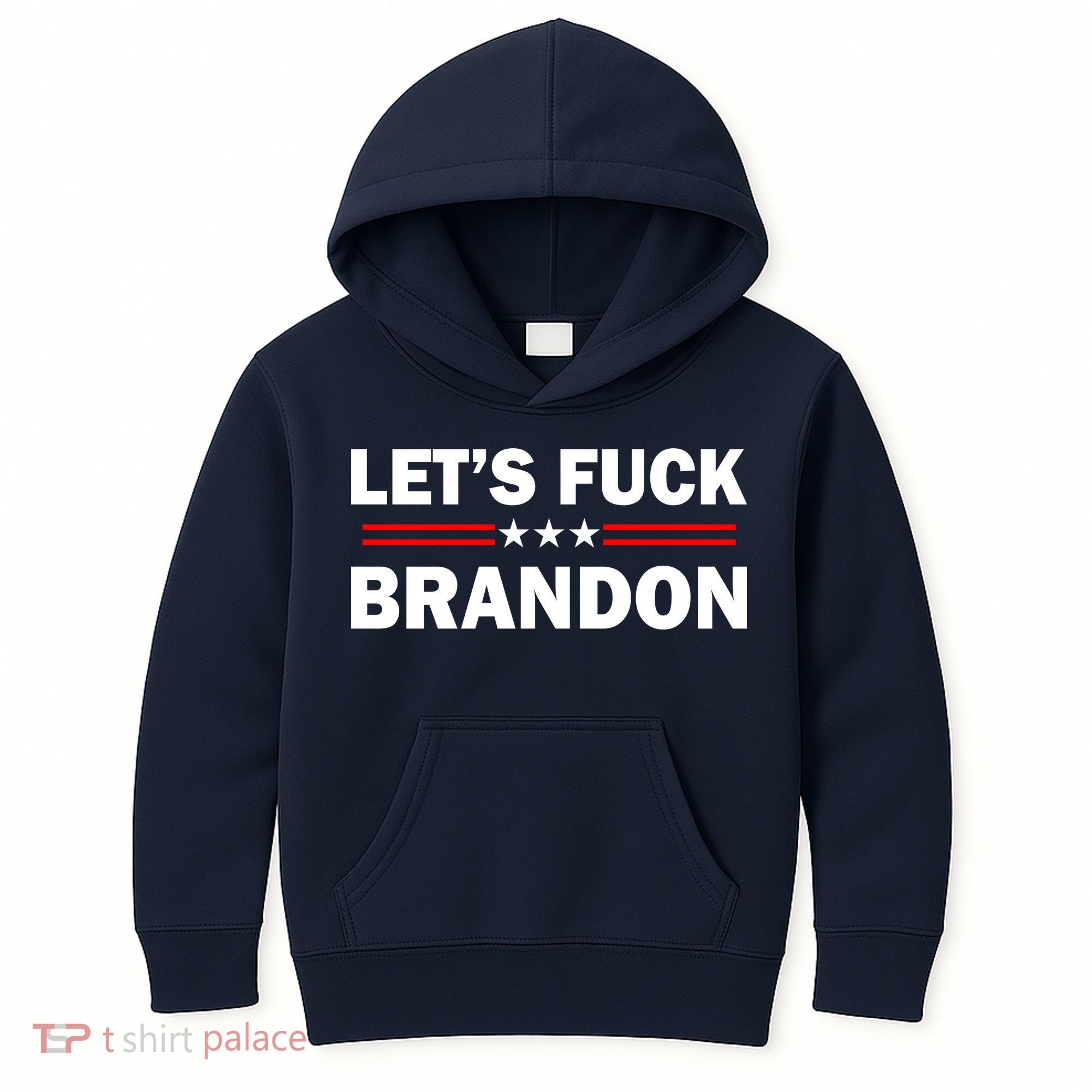 Let's Fuck Brandon Trump Rally Kids Hoodie