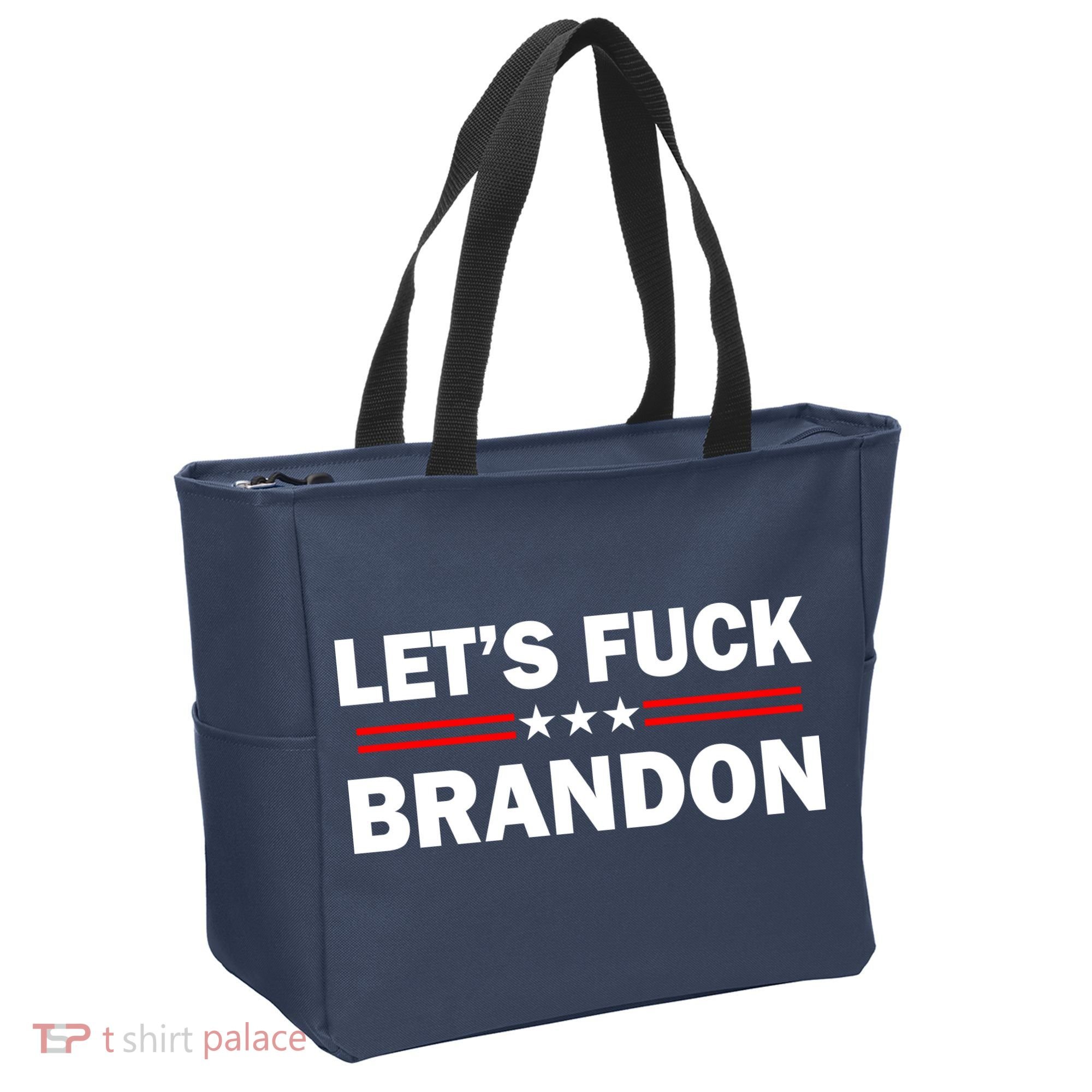 Let's Fuck Brandon Trump Rally Tote Bag