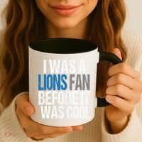 Lions Fan Before It Was Cool Lions Gear Coffee Mug thumb 3