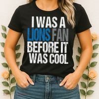 Lions Fan Before It Was Cool Lions Gear Women's T-Shirt thumb 2