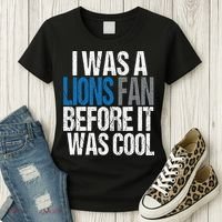 Lions Fan Before It Was Cool Lions Gear Women's T-Shirt thumb 3