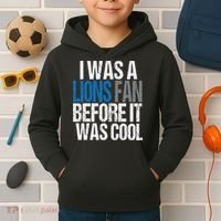 Lions Fan Before It Was Cool Lions Gear Kids Hoodie thumb 2