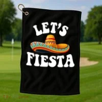 Lets Fiesta Cinco De Mayo Golf Towel thumb 1