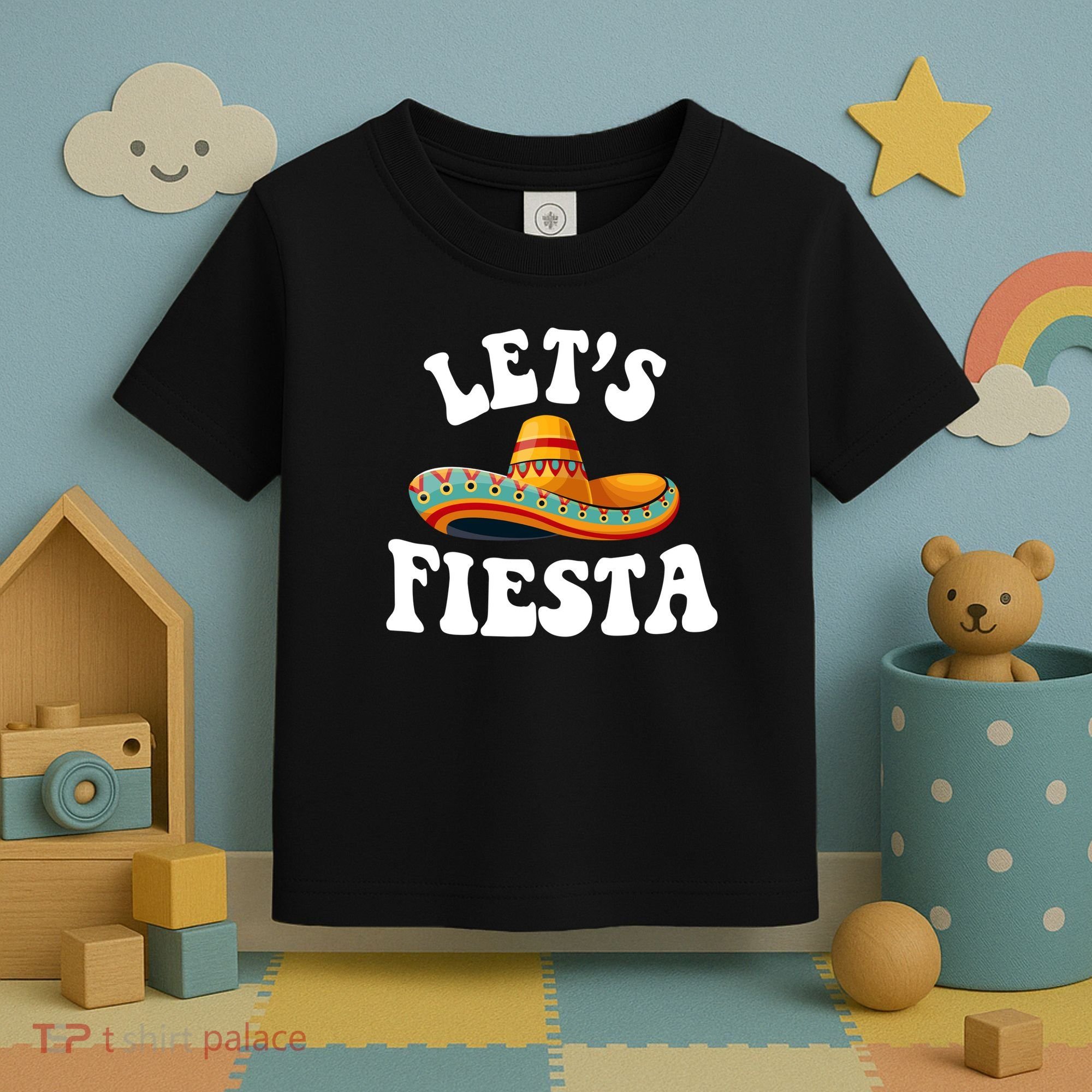 Lets Fiesta Cinco De Mayo Toddler T-Shirt