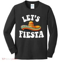 Lets Fiesta Cinco De Mayo Kids Long Sleeve Shirt thumb 0