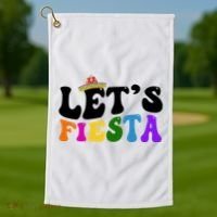 Lets Fiesta Cinco De Mayo Golf Towel thumb 1