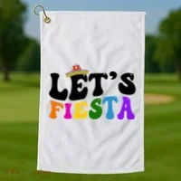 Lets Fiesta Cinco De Mayo Golf Towel thumb 1