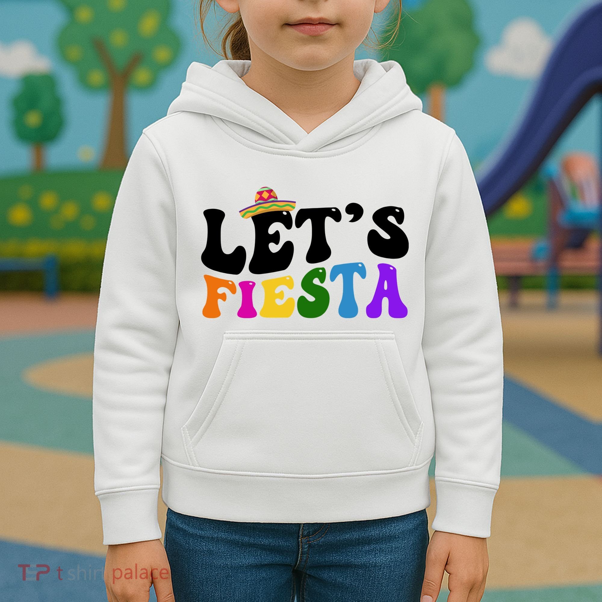 Lets Fiesta Cinco De Mayo Kids Hoodie