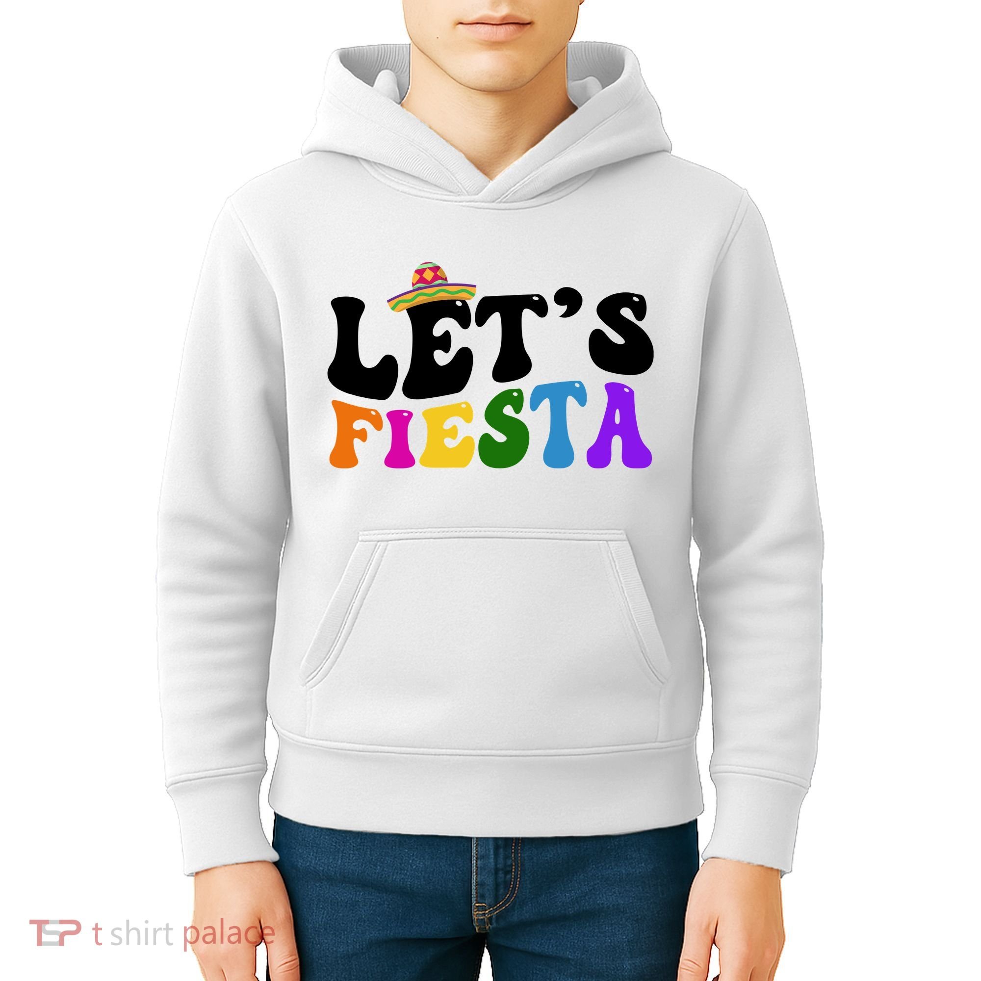 Lets Fiesta Cinco De Mayo Kids Hoodie
