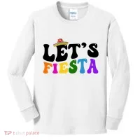 Lets Fiesta Cinco De Mayo Kids Long Sleeve Shirt thumb 0