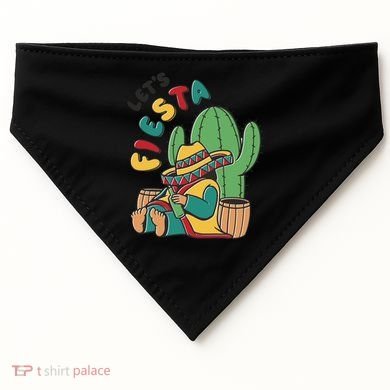 Let's Fiesta Cinco De Mayo USA-Made Doggie Bandana