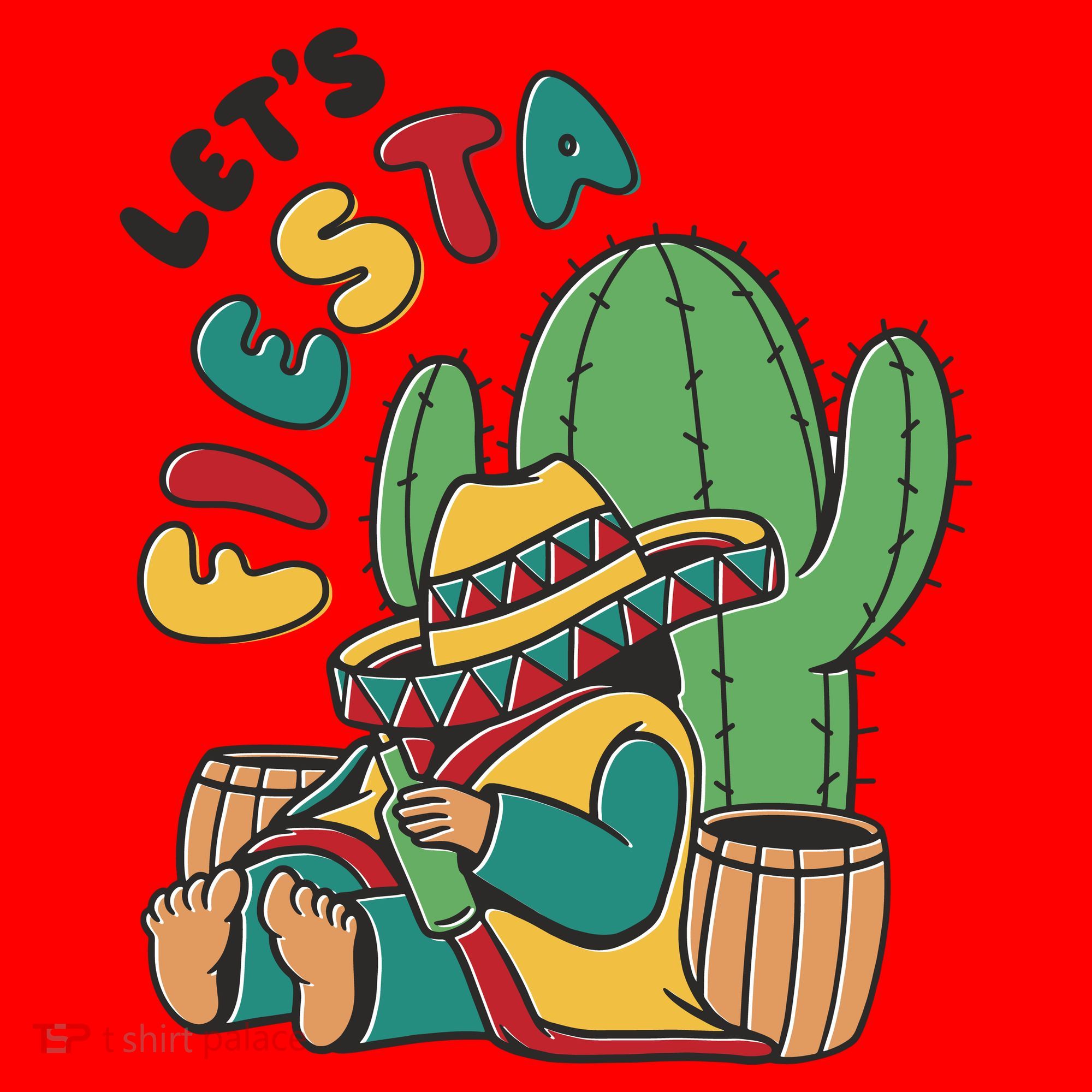 Let's Fiesta Cinco De Mayo Santa Hat