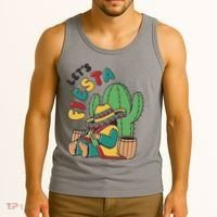 Let's Fiesta Cinco De Mayo Tank Top thumb 3