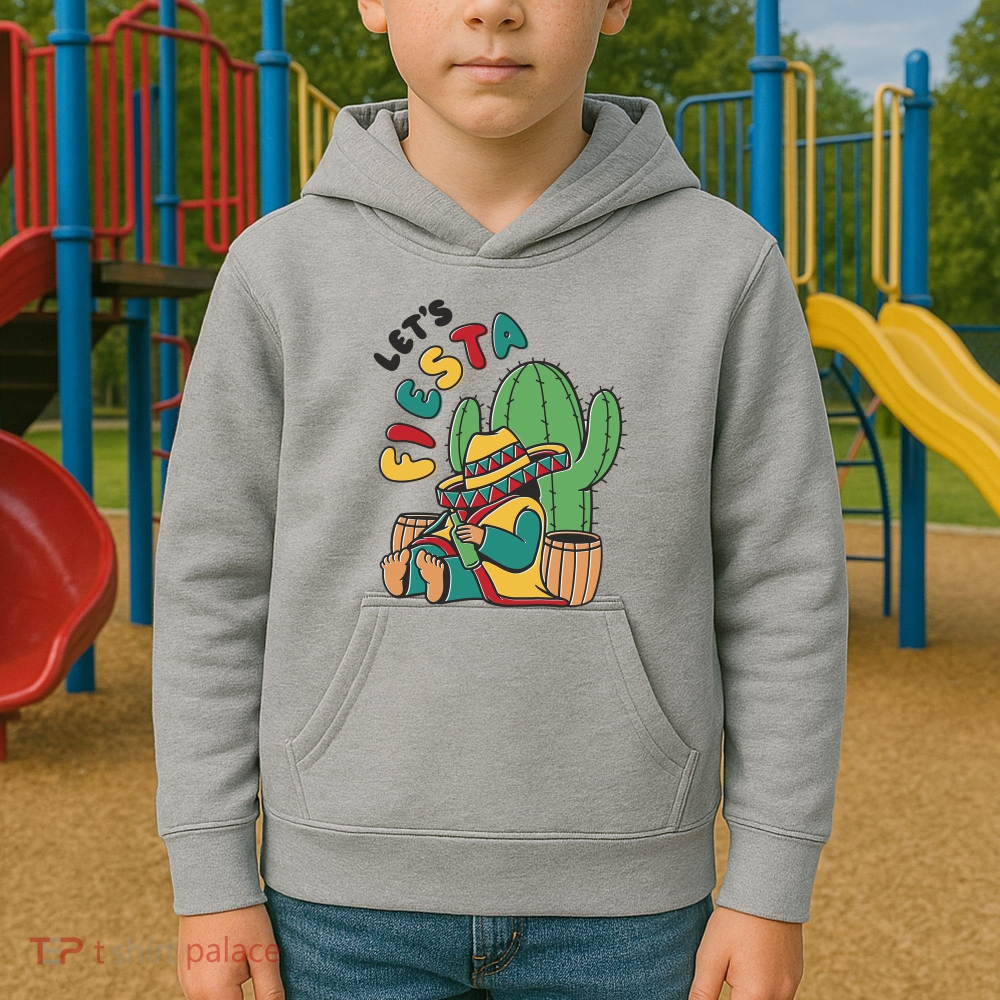 Let's Fiesta Cinco De Mayo Kids Hoodie