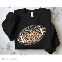 Leopard Football Cute Gift Sweatshirt thumb 2