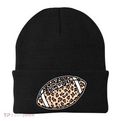 Leopard Football Cute Gift Beanie
