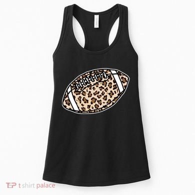 Leopard Football Cute Gift Women's Tank Top