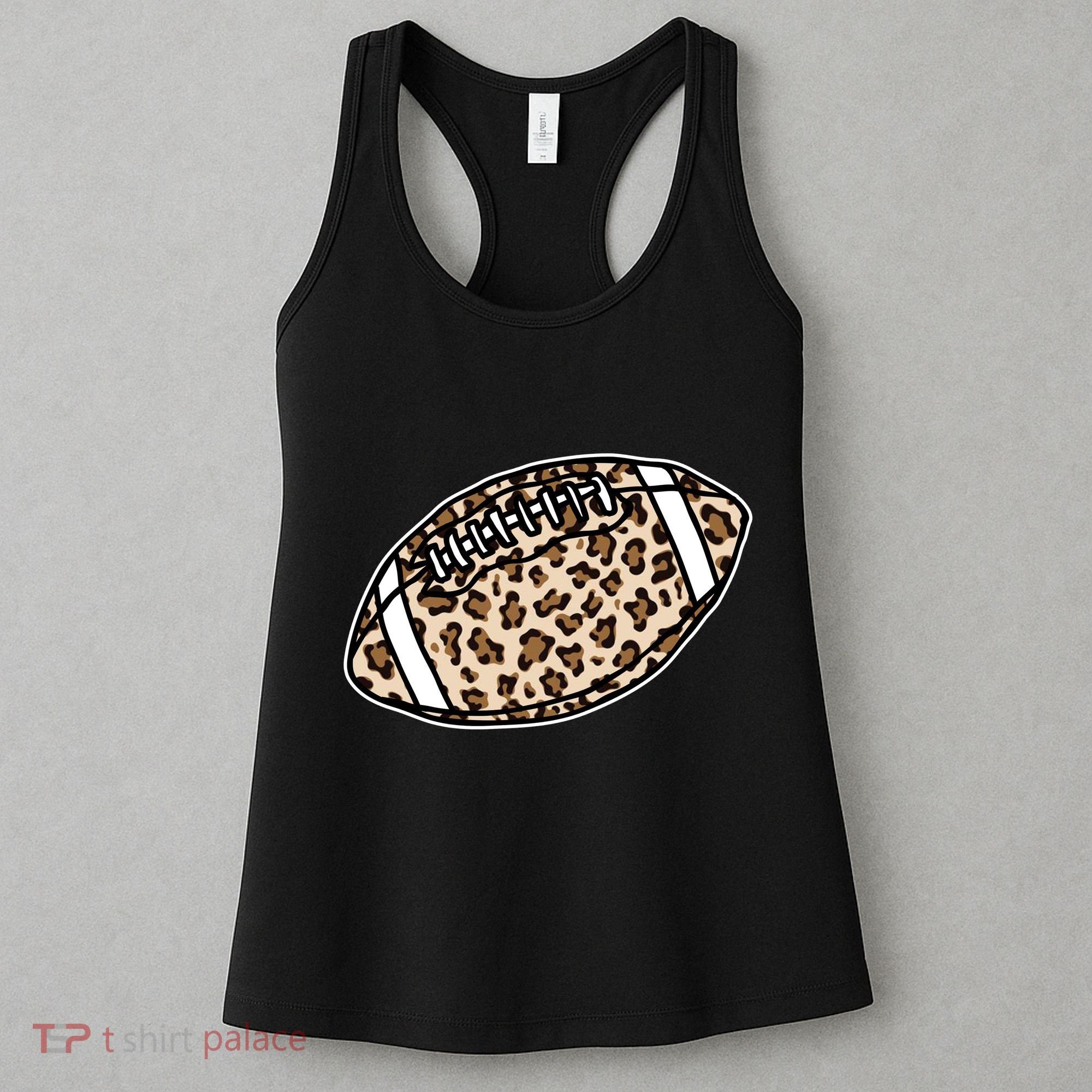 Leopard Football Cute Gift Women's Tank Top