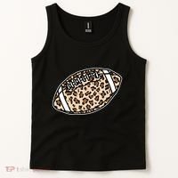 Leopard Football Cute Gift Tank Top thumb 2