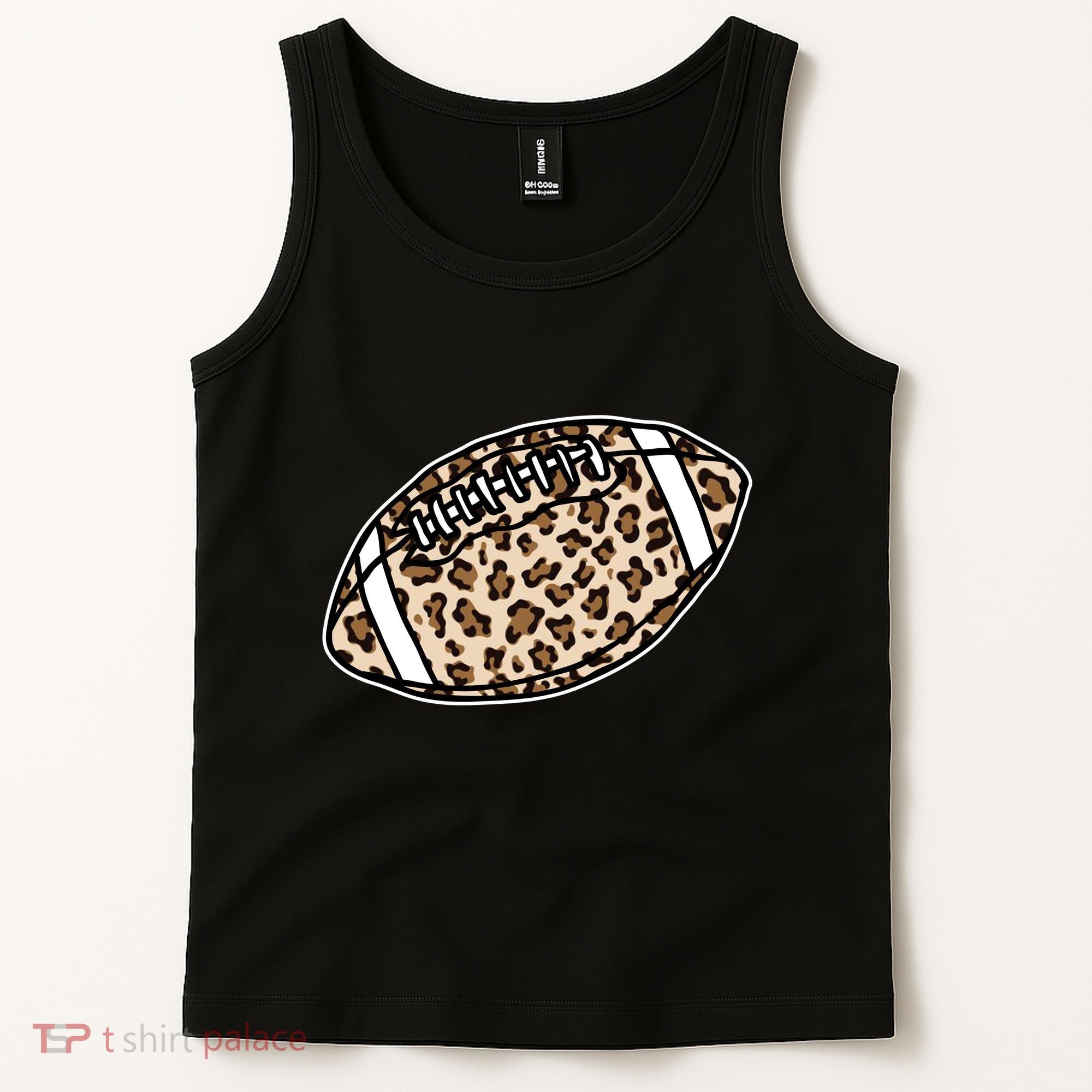 Leopard Football Cute Gift Tank Top
