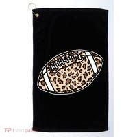 Leopard Football Cute Gift Golf Towel thumb 0
