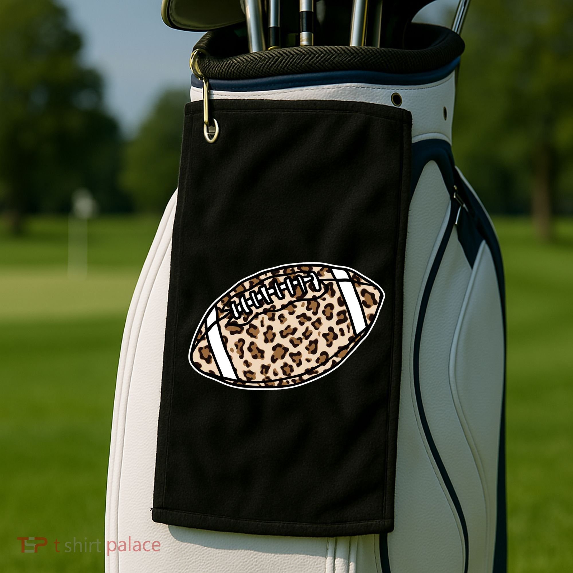 Leopard Football Cute Gift Golf Towel