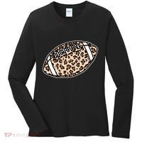 Leopard Football Cute Gift Women's Long Sleeve Shirt thumb 0