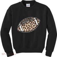 Leopard Football Cute Gift Kids Sweatshirt thumb 0
